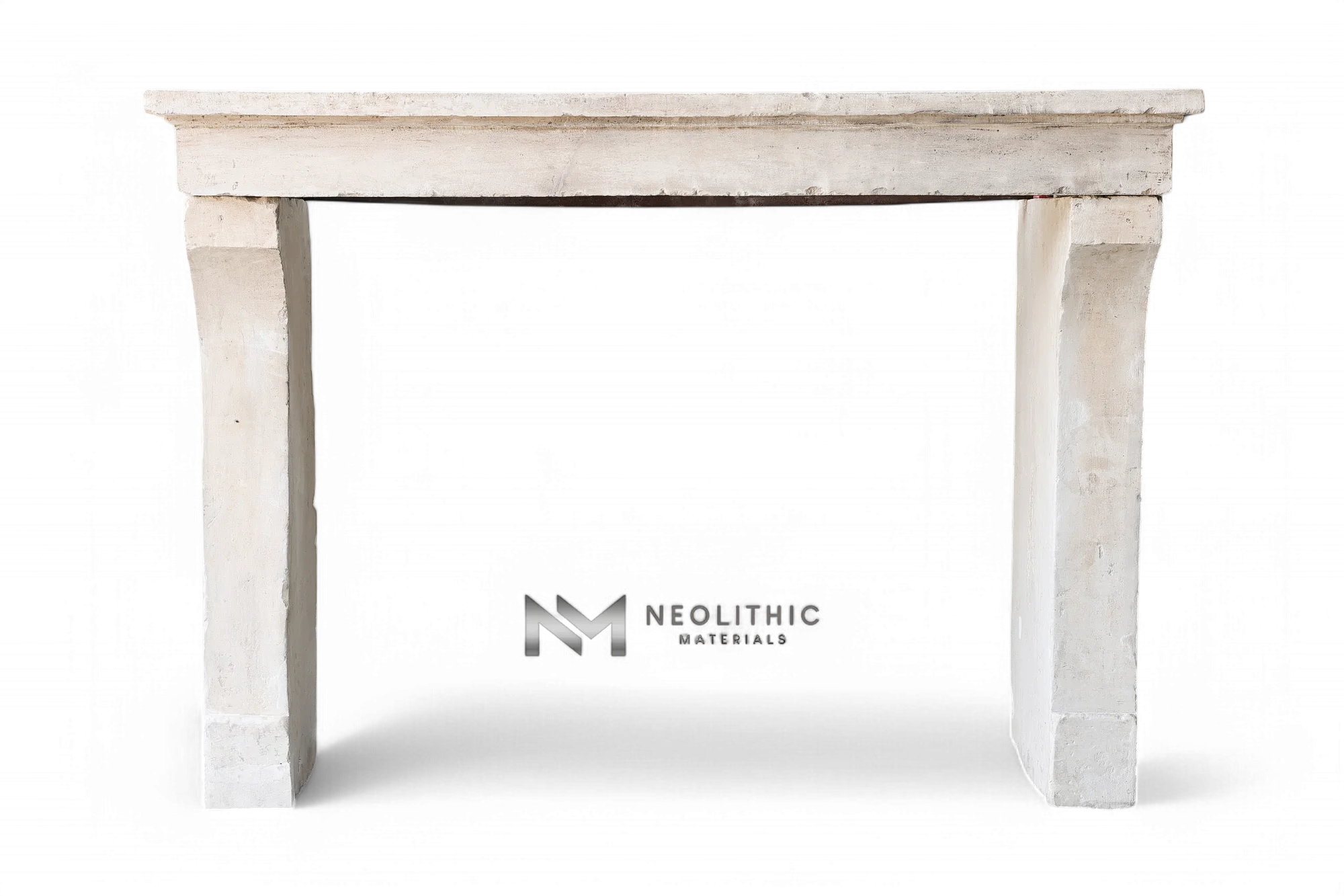 Antique Limestone Fireplace Mantel Countryside Style - Image 1